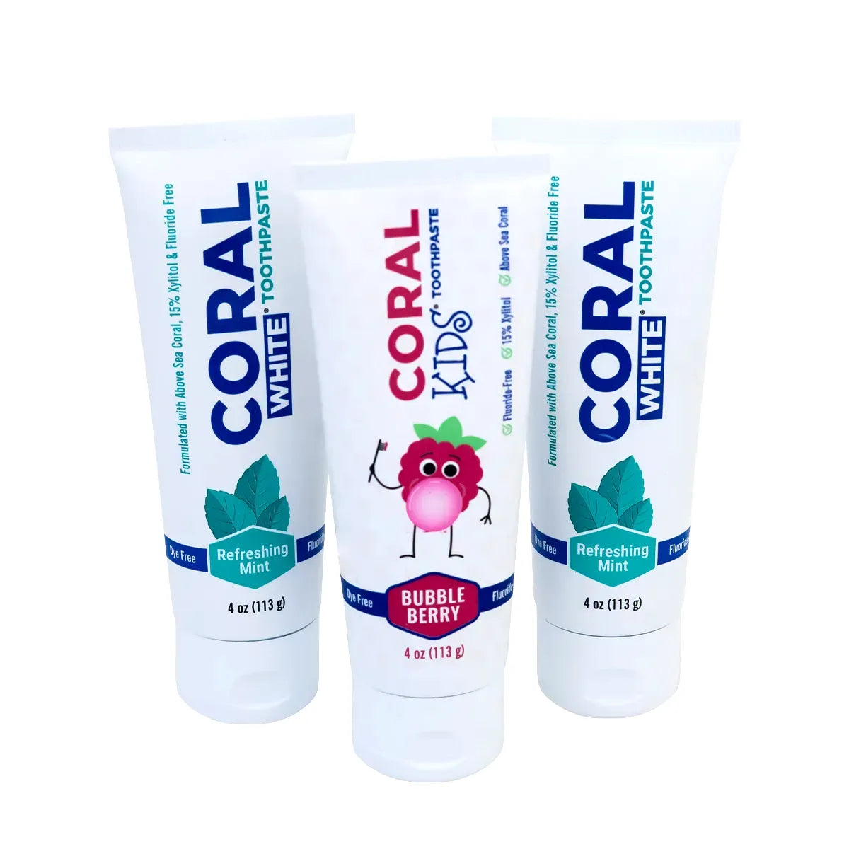 Coral Whitening Family Flavor Bundle