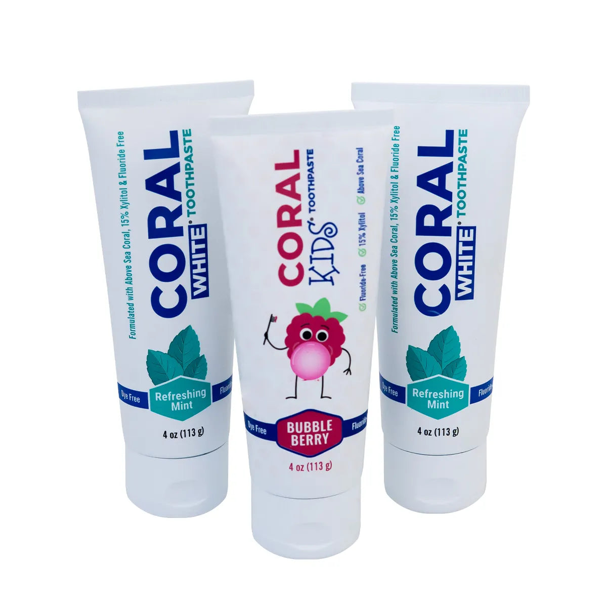 Coral Whitening Family Flavor Bundle