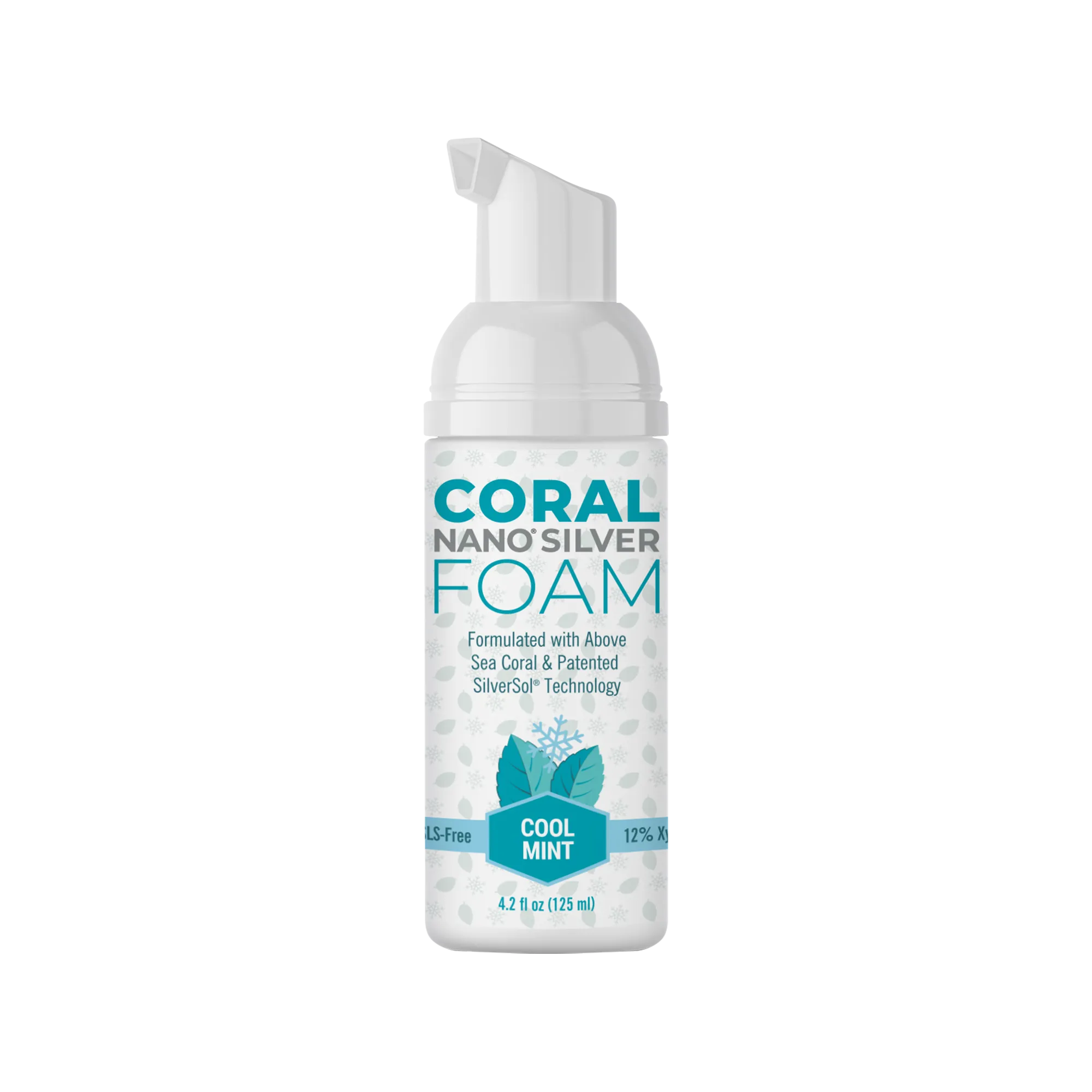 Coral Nano Silver Mint Fluoride Free Foaming Toothpaste - 125ml