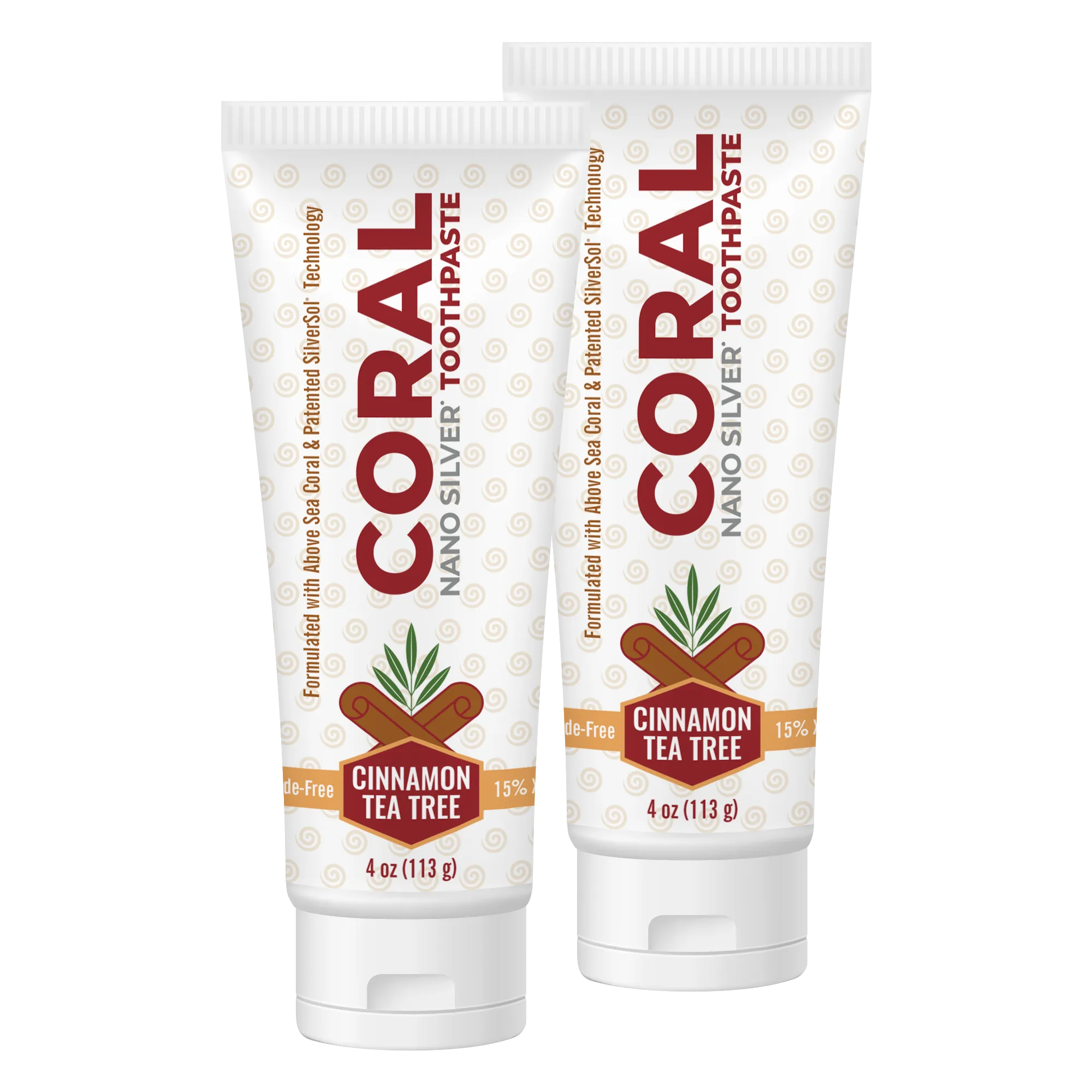 coral nano silver cinnamon tea tree 2 tubes
