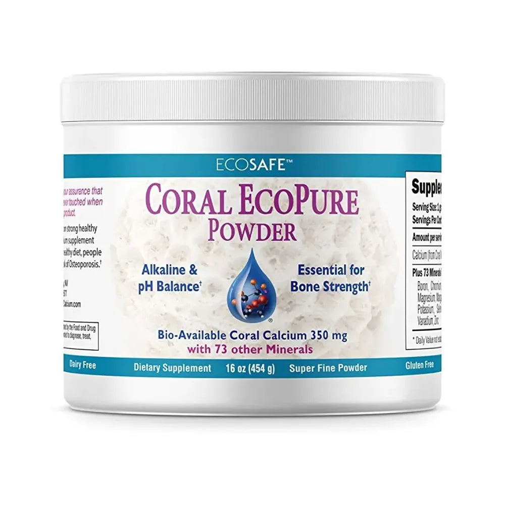 Ecopure Pure Coral Calcium Powder (16oz)