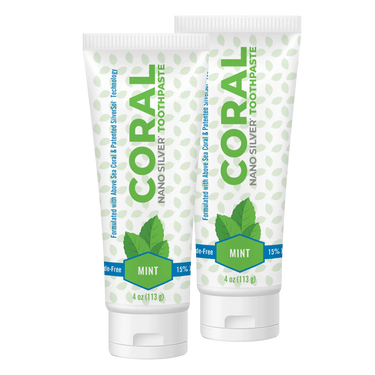 coral nano silver mint best seller 2 tubes