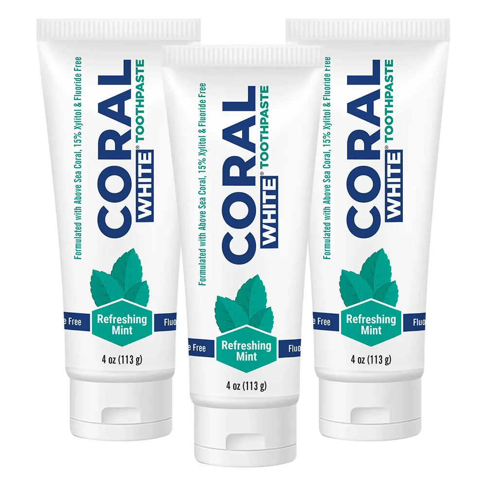 coral white mint 3 tubes