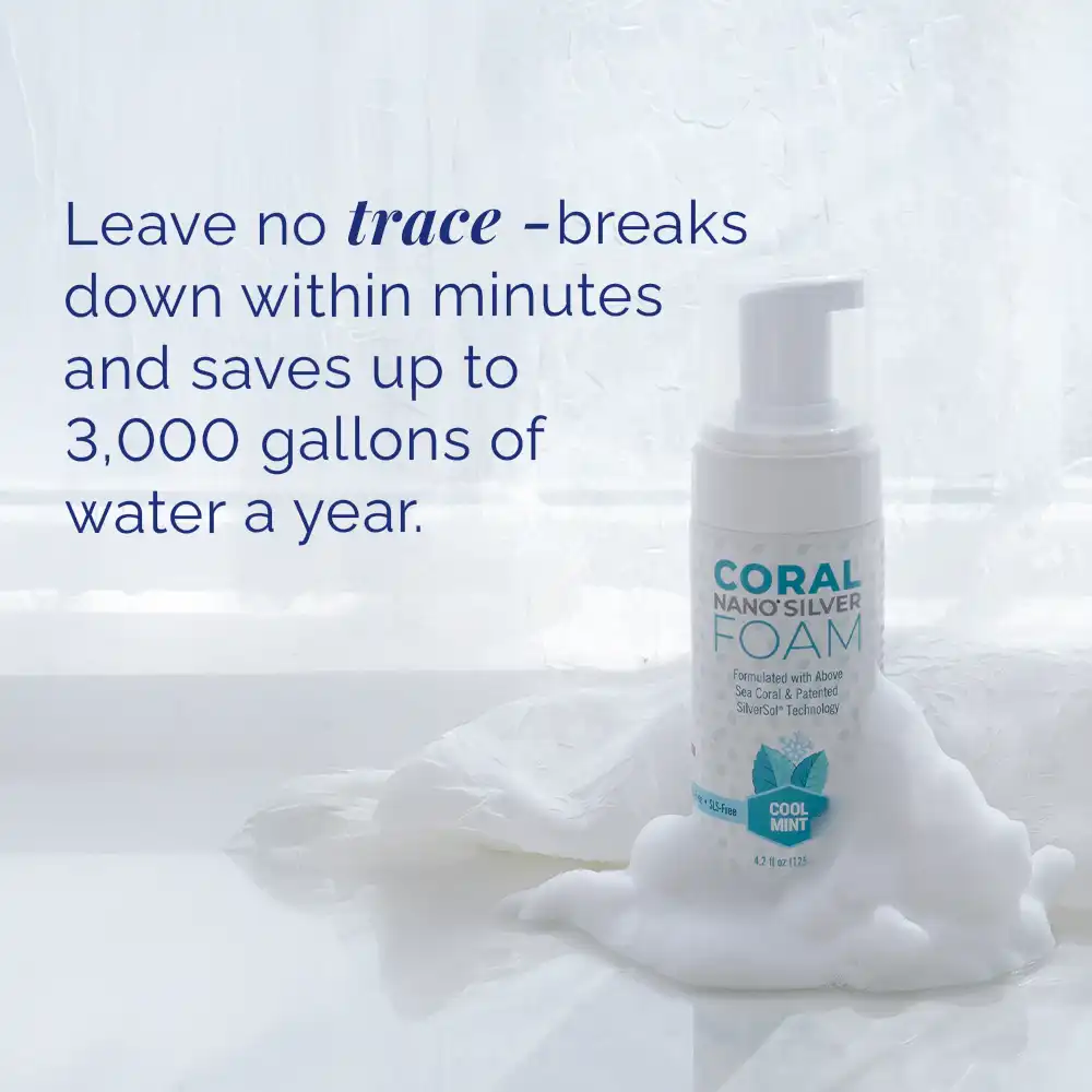 Fluoride Free Nano Silver Foaming Xylitol Mint Toothpaste