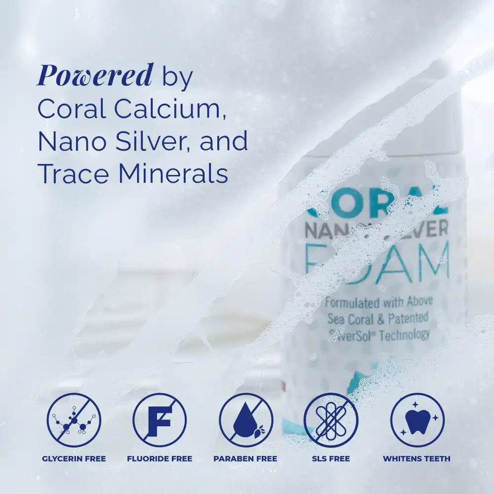 Fluoride Free Nano Silver Foaming Xylitol Mint Toothpaste