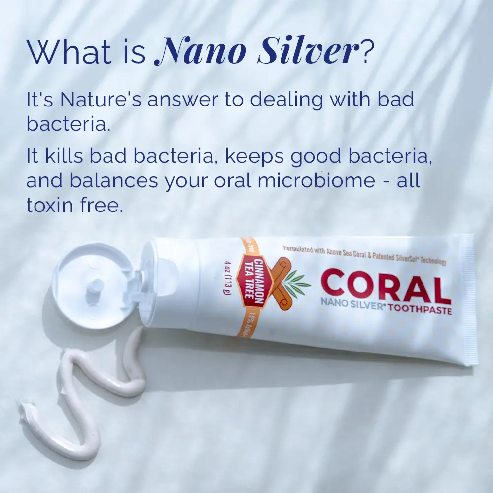Coral Nano Silver Cinnamon Tea Tree Toothpaste | Natural Oral Care Coral Nano Silver Cinnamon Tea Tree Toothpaste | Natural Oral Care