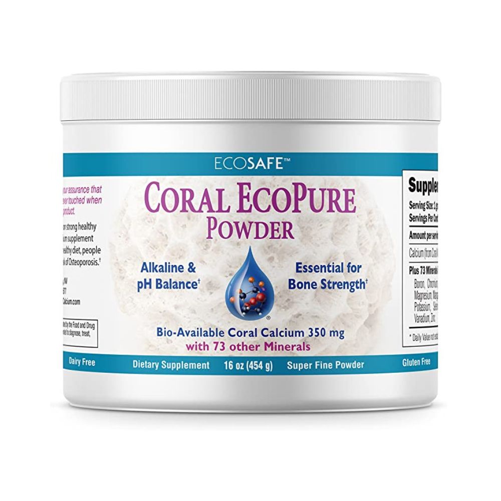 Ecopure Pure Coral Calcium Powder (16 Ounces)
