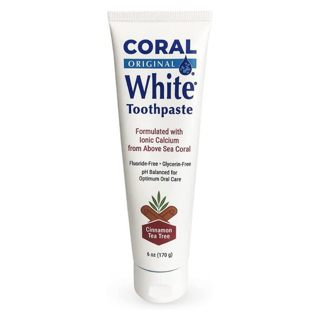 Coral White Cinnamon Tea Tree Toothpaste (6oz)